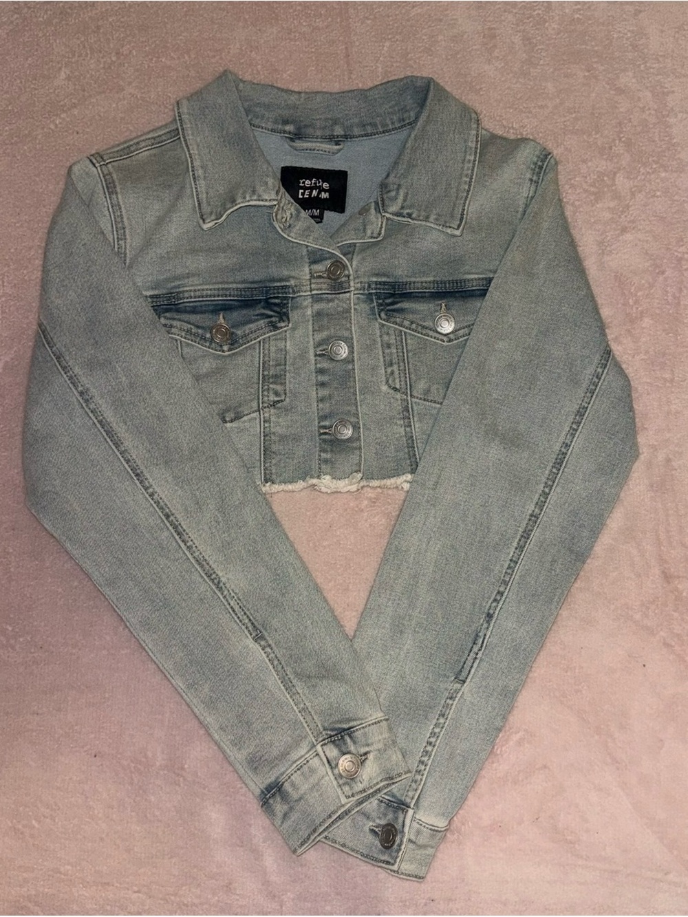 🩶 Refuge Denim Cropped Jacket 🩶